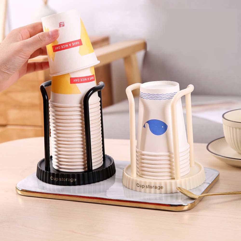 Coffee Tea Cup - Disposable Cup Holder Desktop Paper Cup