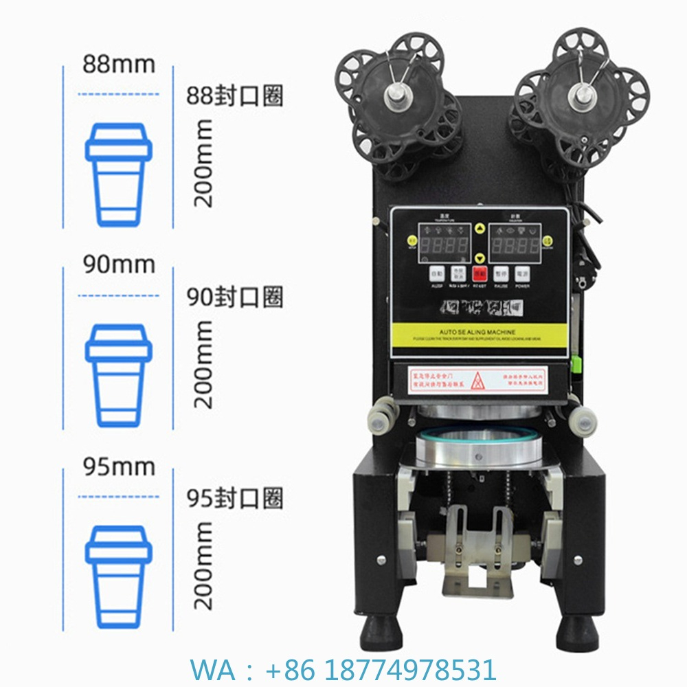 Coffee Tea Cup - 88/90/95 PP/PE/Paper Automatic Bubble Sealing Machines