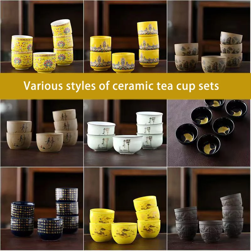 Gongfu Tea Set - High Quality Color Glaze Kungfu Tea