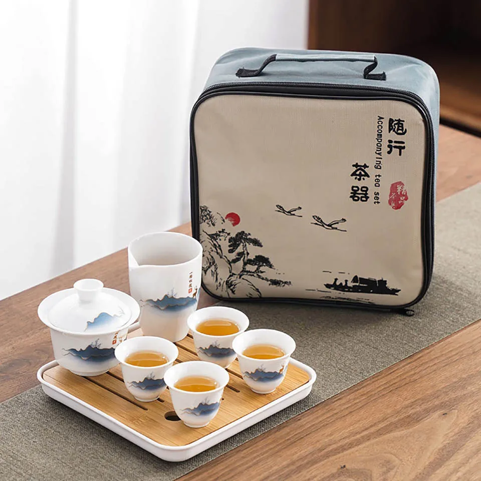 Gongfu Tea Set - Ceramic Chinese Kung Fu Tea Set，Suitable