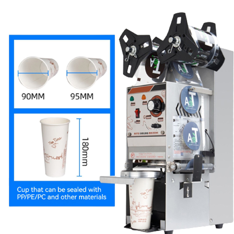 Coffee Tea And Cocoa - 90mm / 95mm Diameter Semi-Automatic Bubble