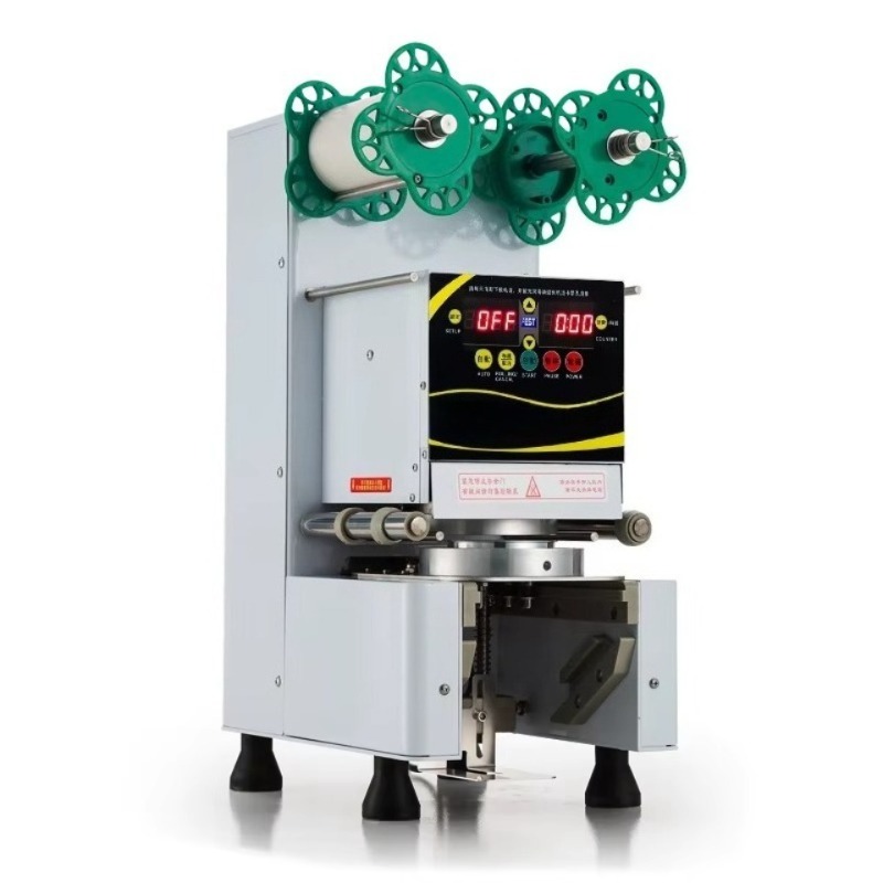 Coffee Tea Cup - Automatic Plastic Cup Sealing Machine Commercial