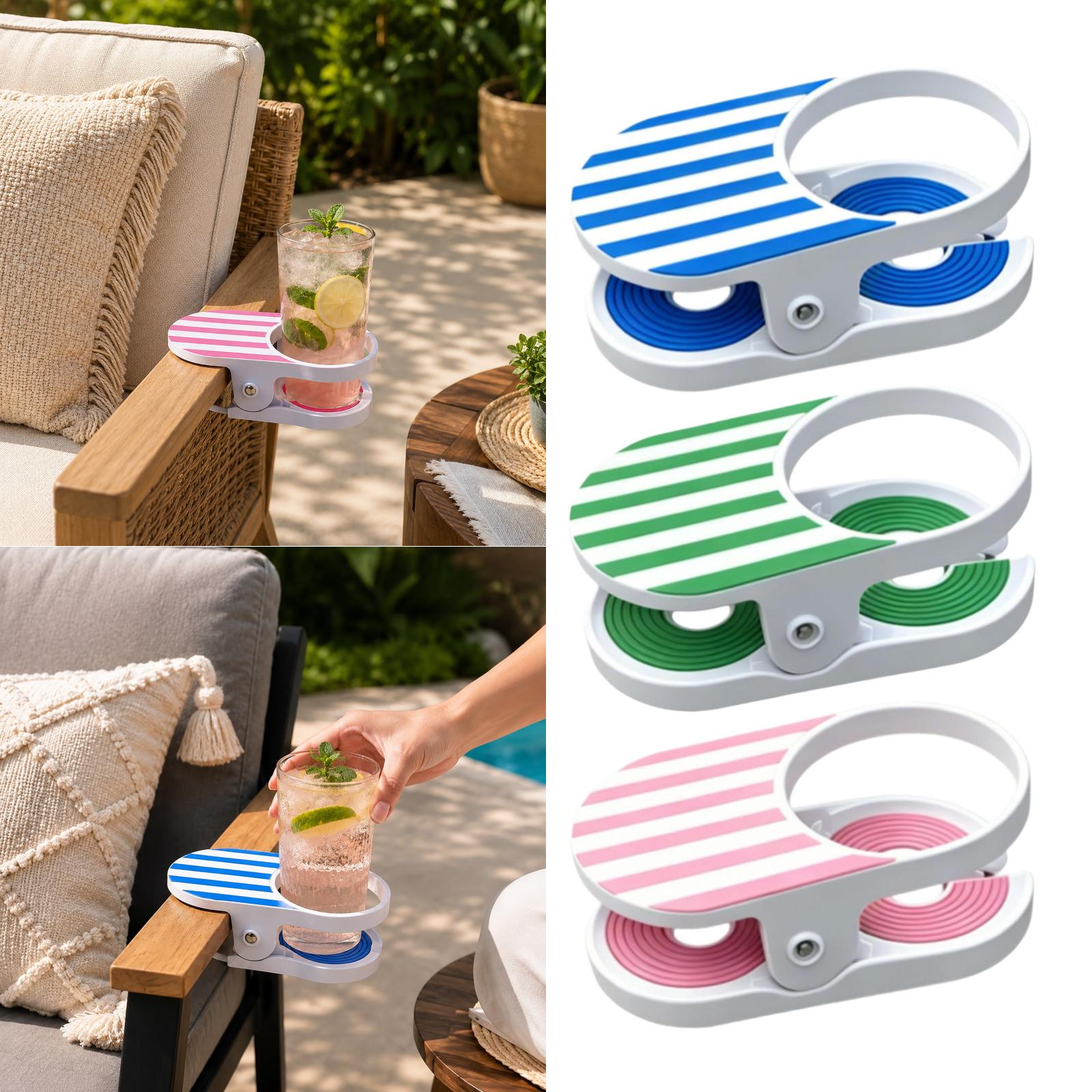 Coffee Tea Lounge - Drink Cup Holder DIY Glass Clamp