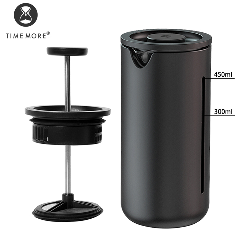 French Press Coffee & Tea - TIMEMORE U French Press 450ml Borosilicate