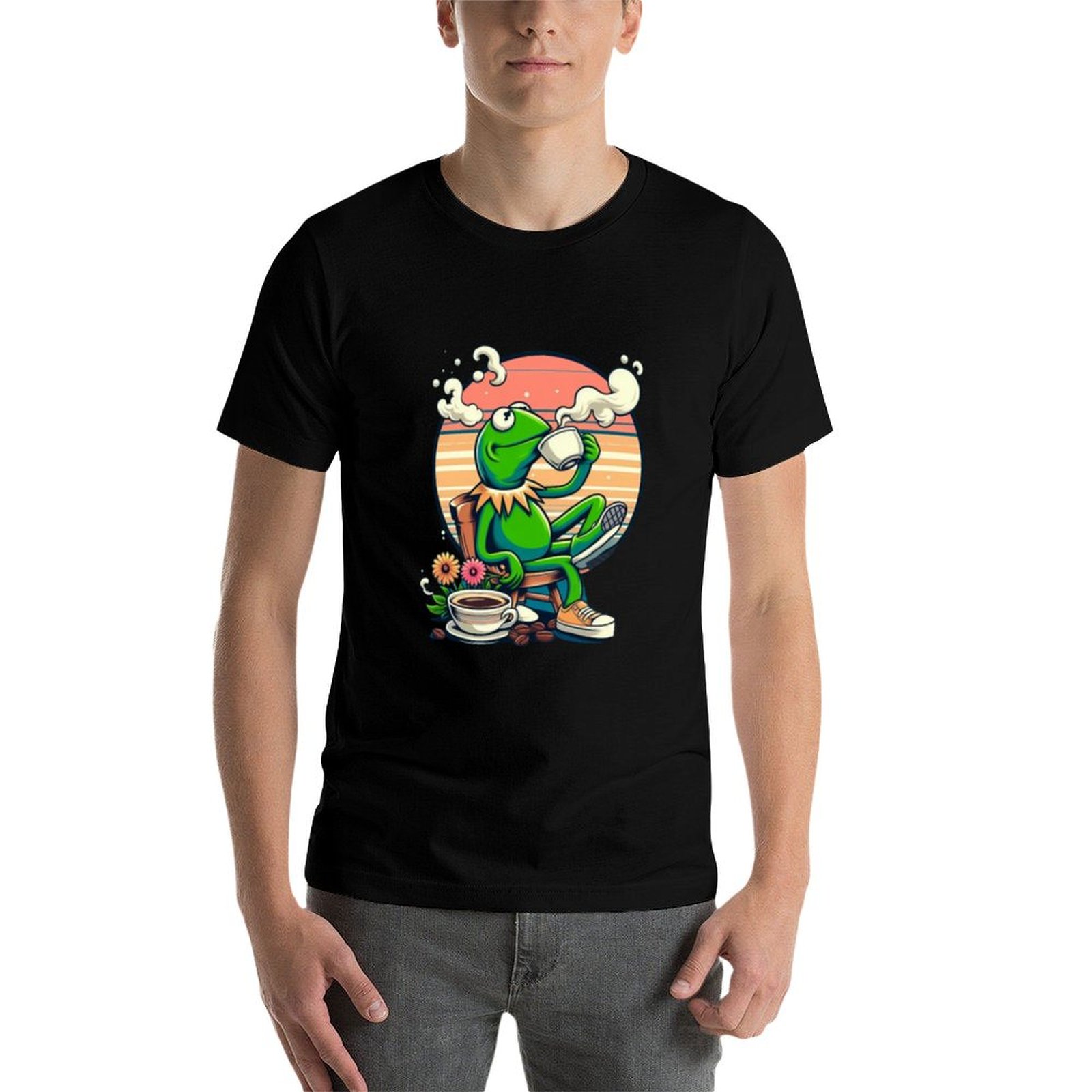 Kermit Sipping Tea gif. Funny  - Coffee Tea Festival ulasan dan harga