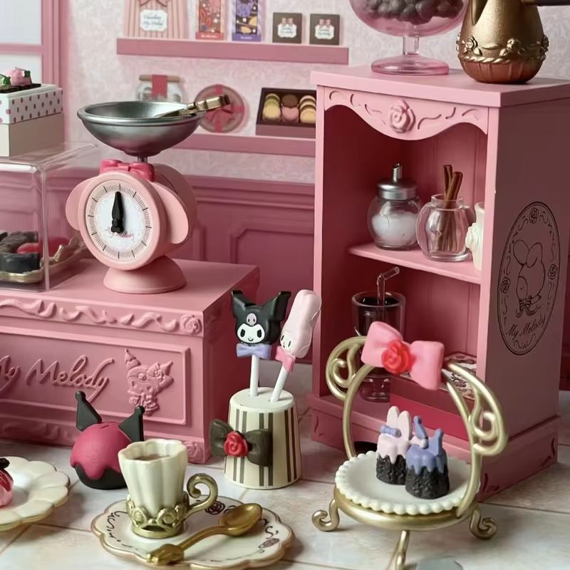 Retro Coffee Store Series Blin - Coffee Tea Box ulasan dan harga