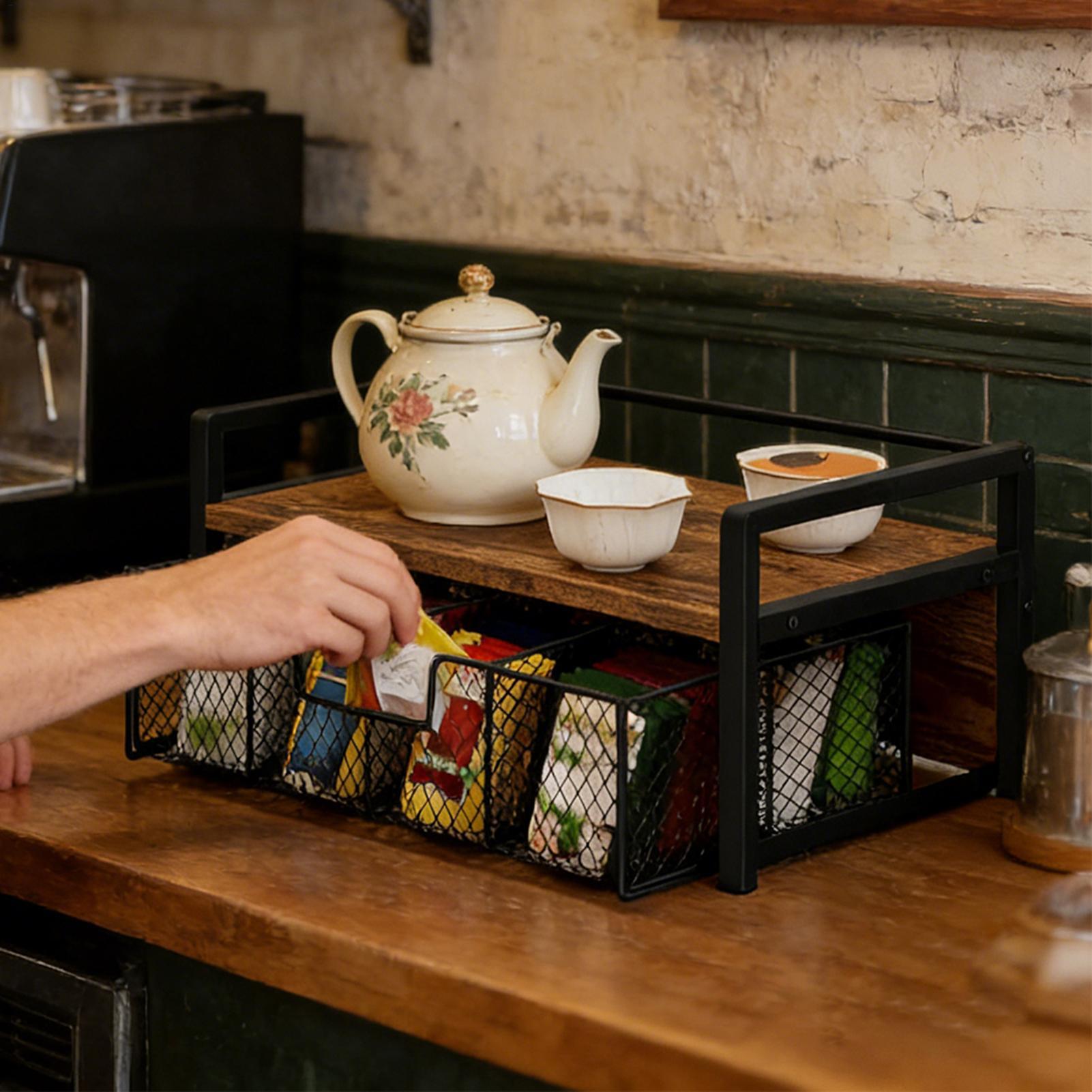 Desktop Organizer Drawer Style - Coffee Tea Break ulasan dan harga