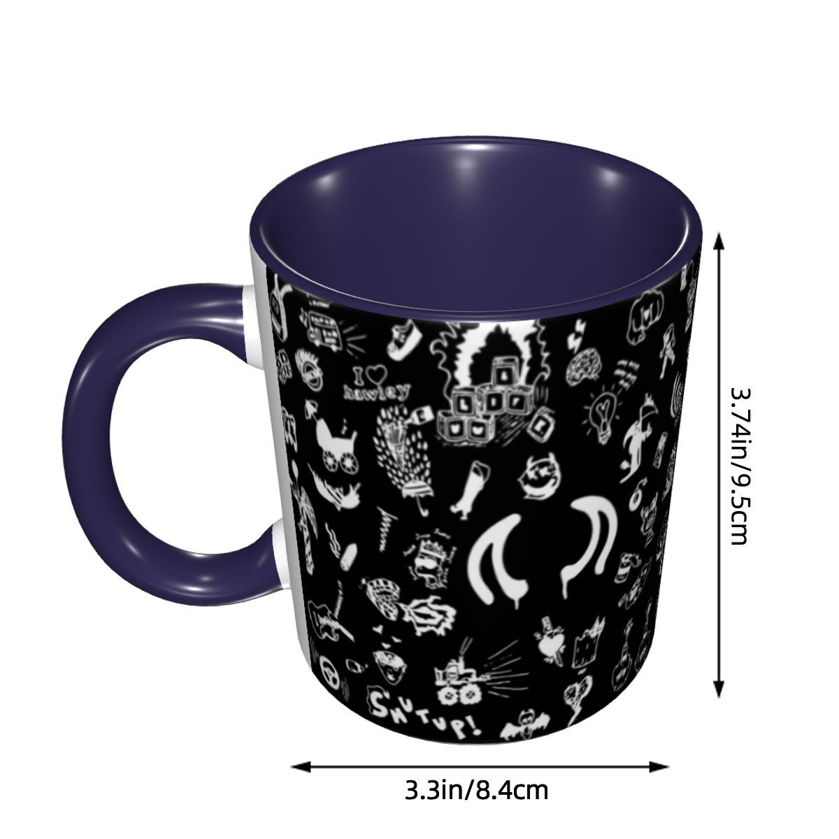 Yungblud Drawings Tattoo Sheet - Coffee Tea Drawing ulasan dan harga