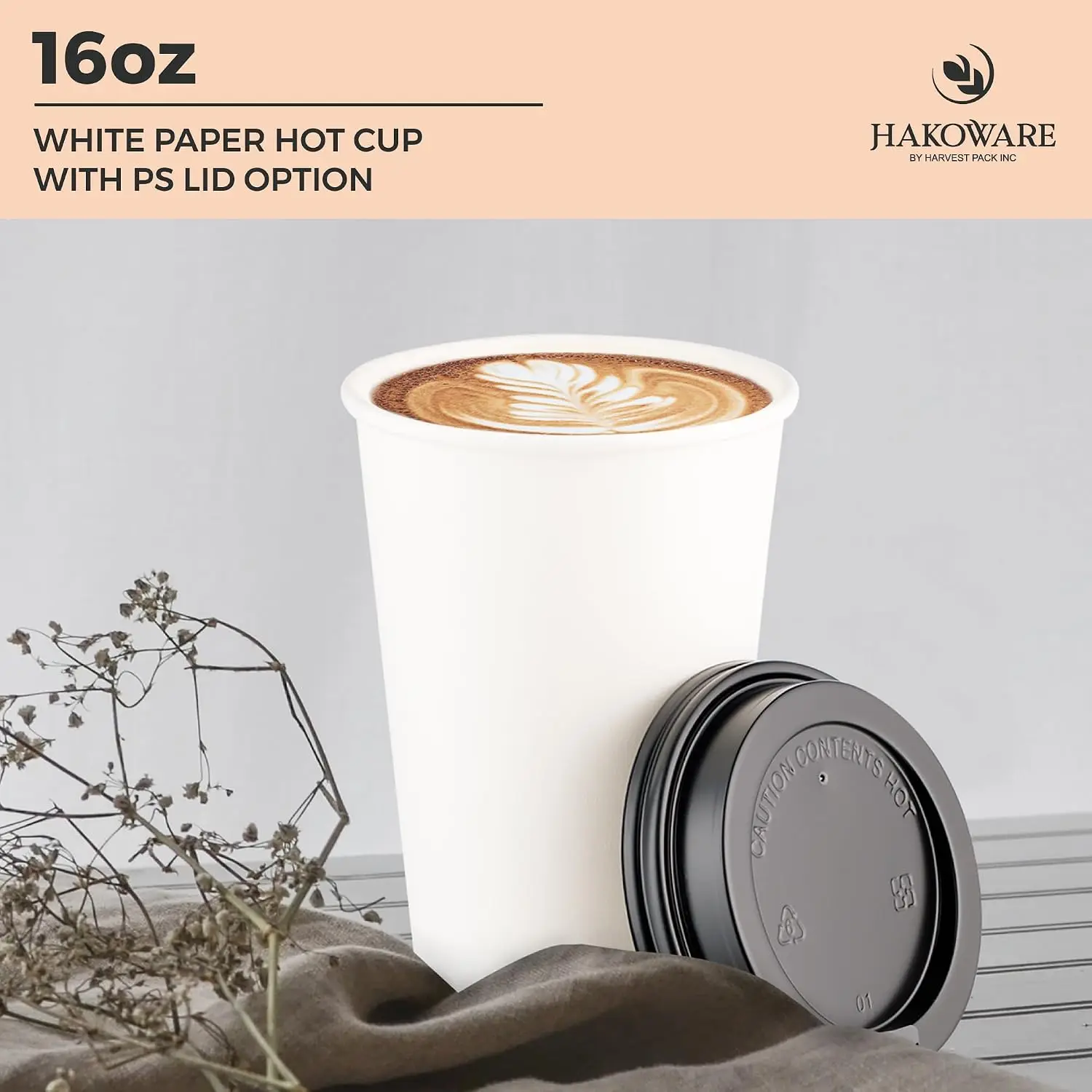 [1000 SET]HARVEST PACK 16 oz W - Coffee Tea And Cocoa ulasan dan harga