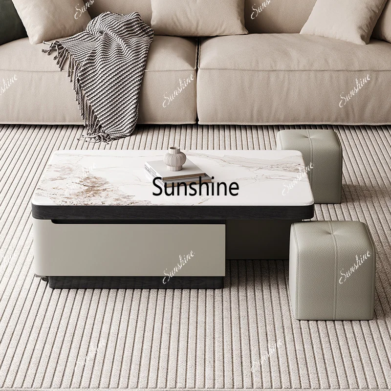 YYModern Expandable Living Roo - Coffee Tea Drawing ulasan dan harga