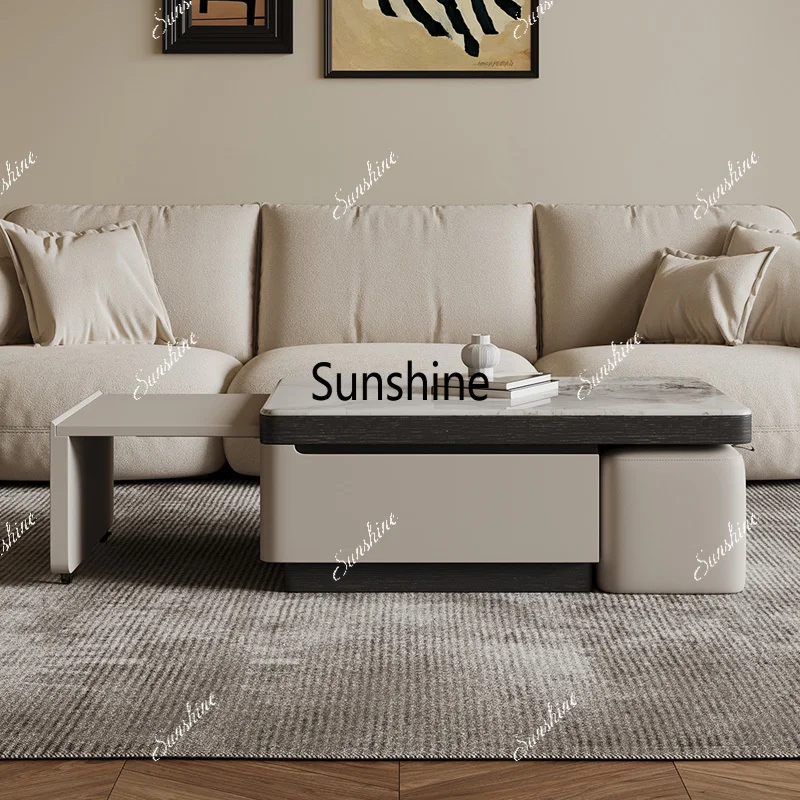 YYModern Expandable Living Roo - Coffee Tea Drawing ulasan dan harga
