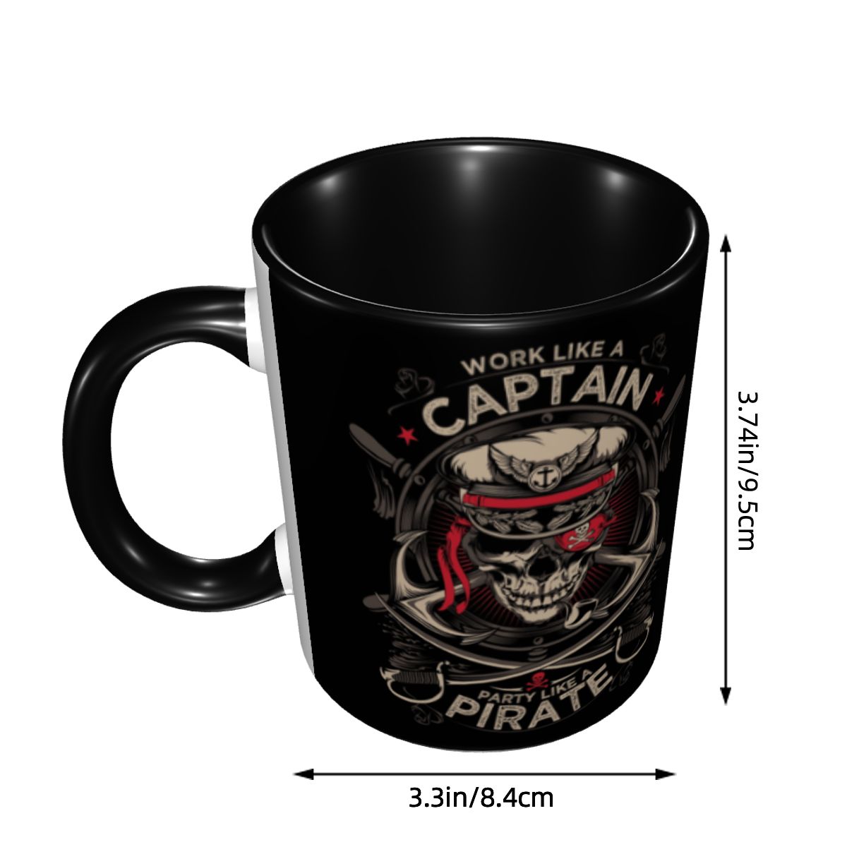 Customized Work Like A Captain - Coffee Tea Like ulasan dan harga