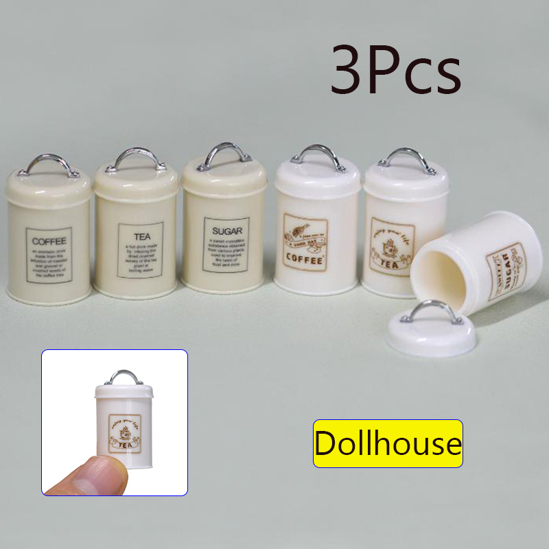 3Pcs Miniature Dollhouse Mini  - Coffee Tea & Jane ulasan dan harga