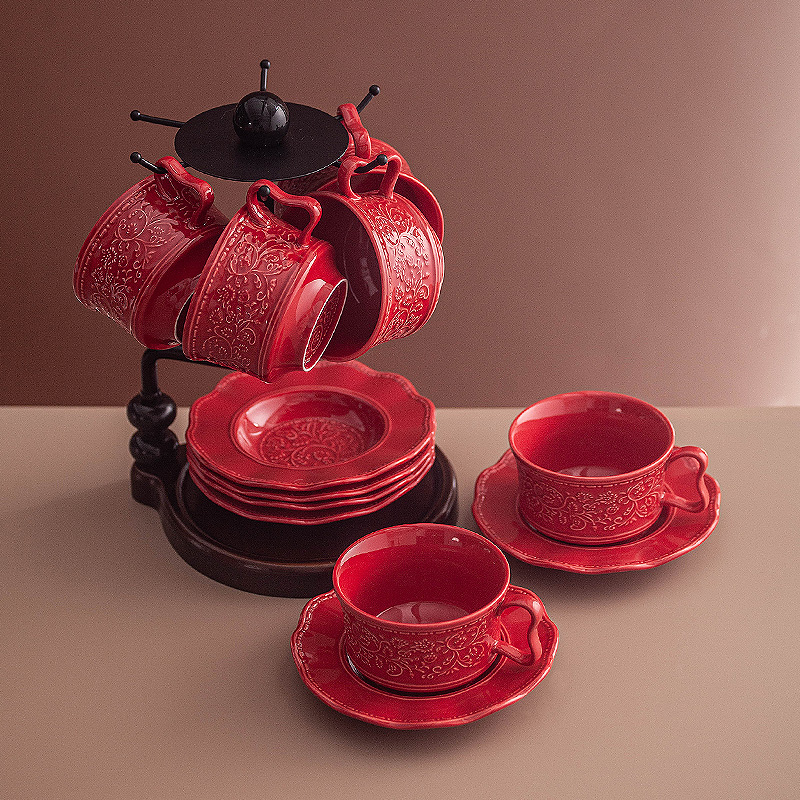 Retro festive coffee cup and s - Coffee Tea Festival ulasan dan harga