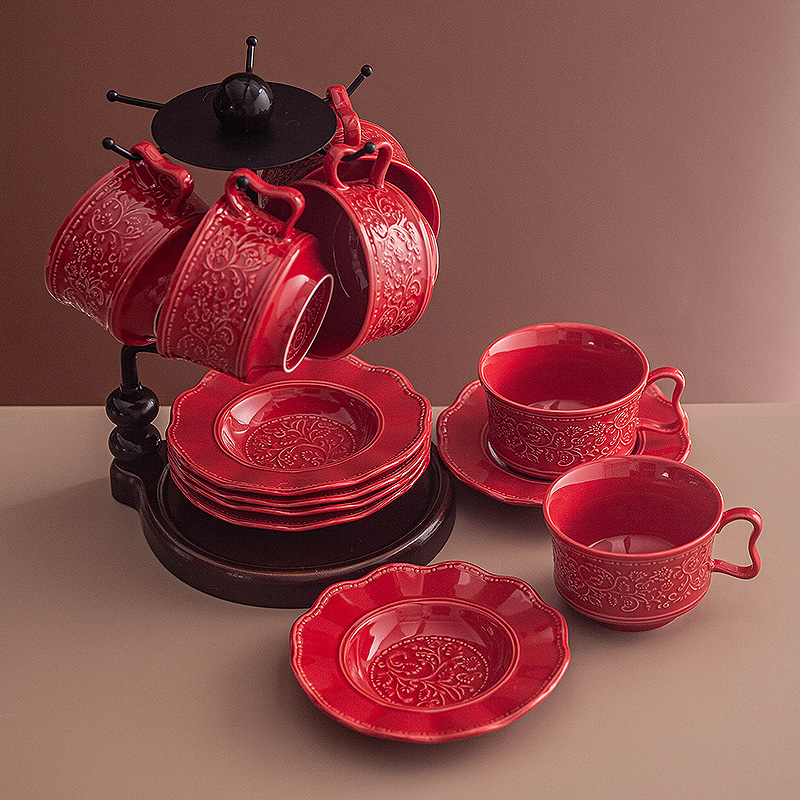 Retro festive coffee cup and s - Coffee Tea Festival ulasan dan harga