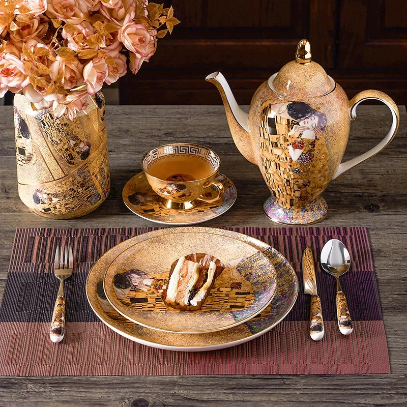 Gustav Klimt Bone China Coffee - Coffee Tea Creamer ulasan dan harga