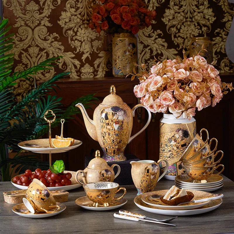 Gustav Klimt Bone China Coffee - Coffee Tea Creamer ulasan dan harga