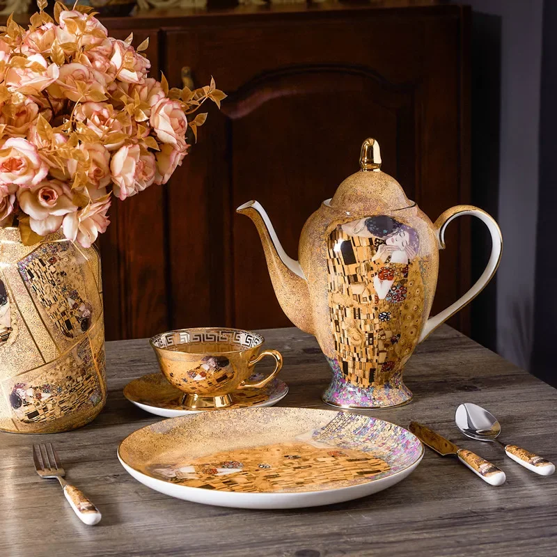 Gustav Klimt Bone China Coffee - Coffee Tea Creamer ulasan dan harga