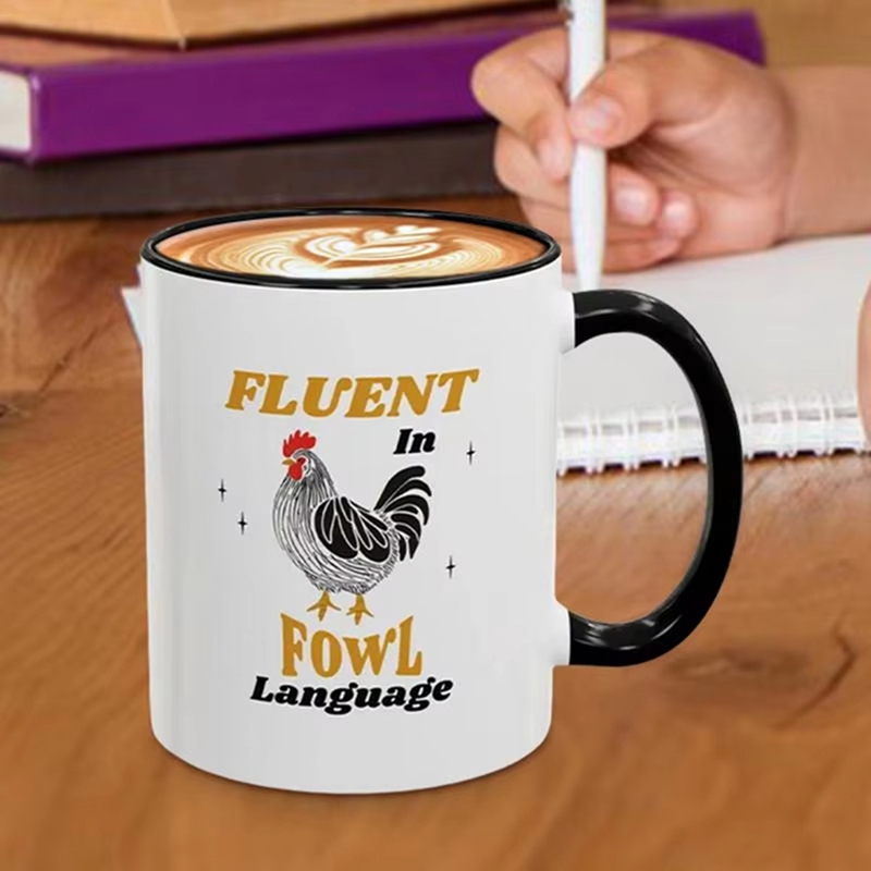Ceramic Coffee Cup Chicken Pat - Coffee Tea And Cocoa ulasan dan harga