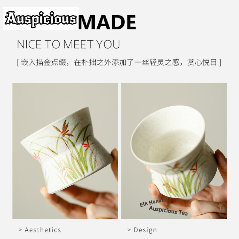 180ml Gold Drawing Hand-painte - Coffee Tea Drawing ulasan dan harga