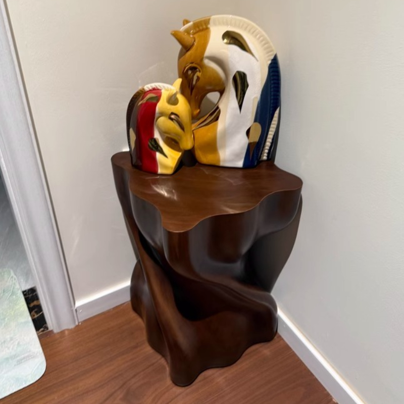 Wooden Coffee Table Simple Cre - Coffee Tea Lounge ulasan dan harga