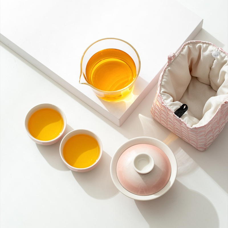 Gradient Ash Glaze Ceramic Tea - Gongfu Tea Set ulasan dan harga