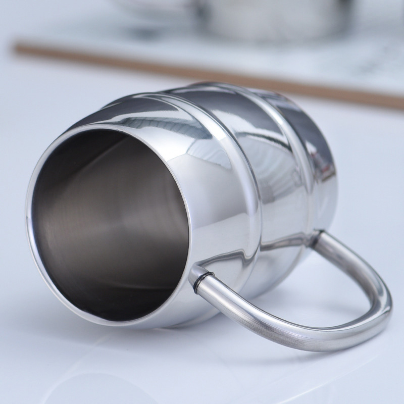 Stainless Steel Beer Cup Laser - Coffee Tea Friends ulasan dan harga