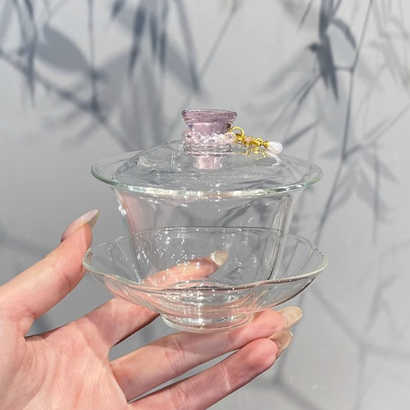 Pink High Borosilicate Glass G - Gongfu Tea Set ulasan dan harga