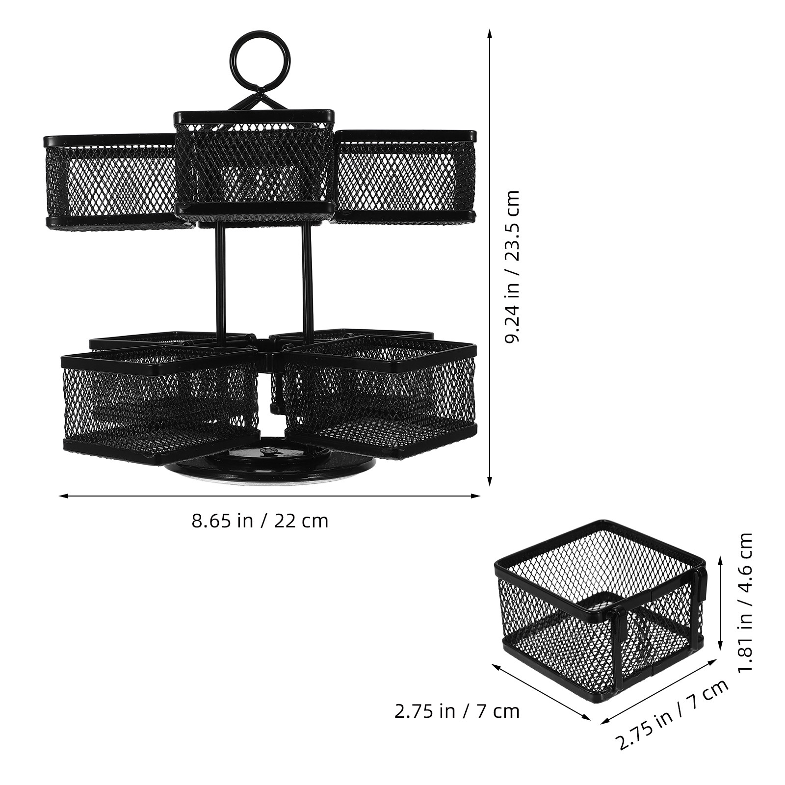 Tea Bag Storage Box Rotating I - Coffee Tea Creamer ulasan dan harga