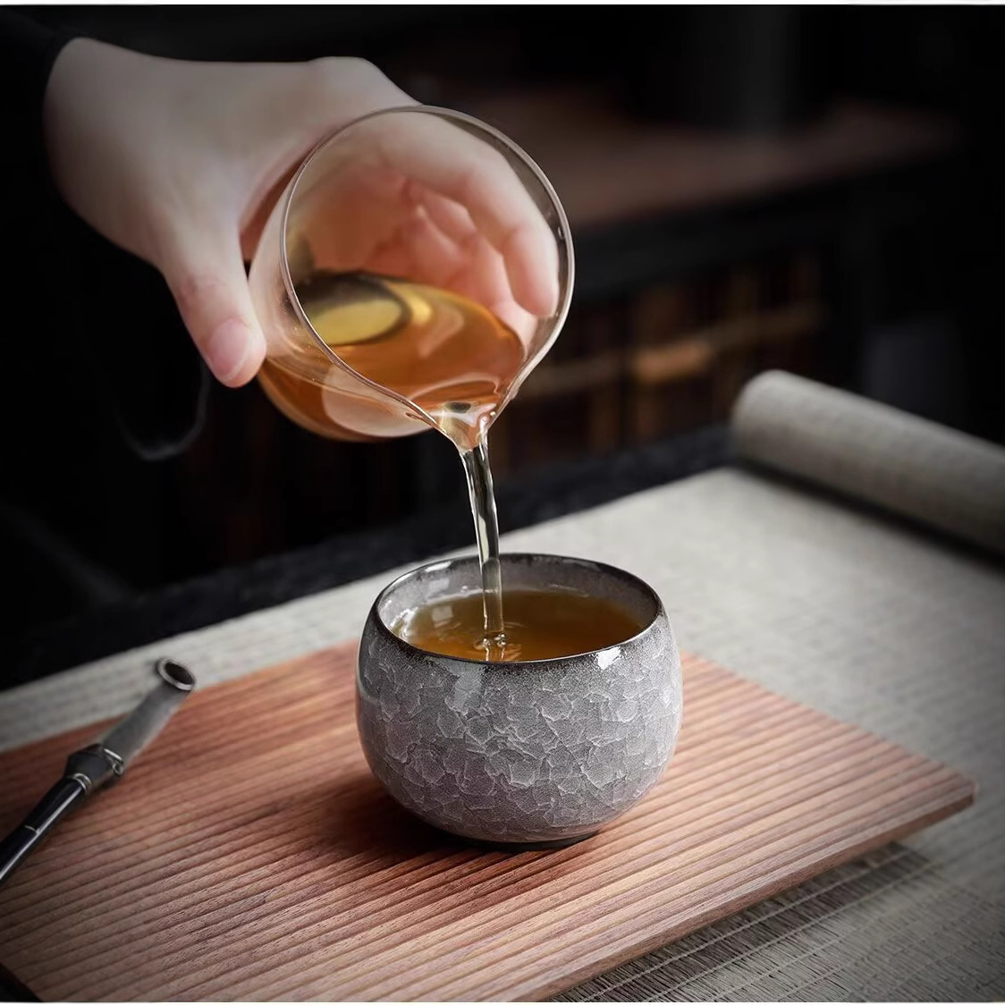 Cracked Ice Glaze Ceramic Tea  - Gongfu Tea Set ulasan dan harga