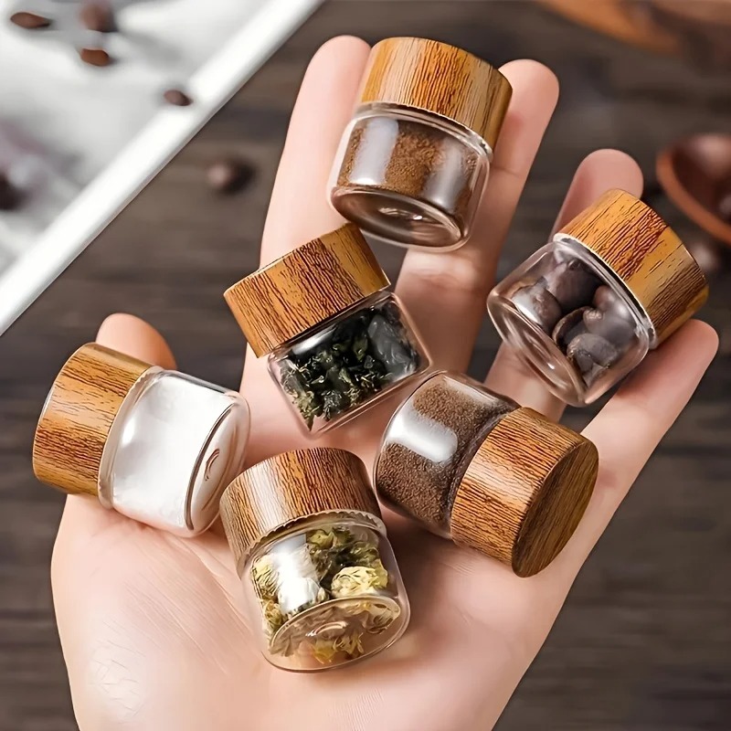 Mini Glass Sealed Jar Food Gra - Coffee Tea Creamer ulasan dan harga