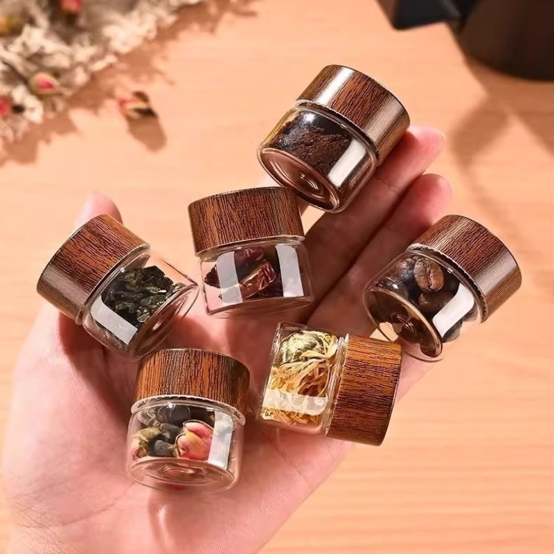 Mini Glass Sealed Jar Food Gra - Coffee Tea Creamer ulasan dan harga