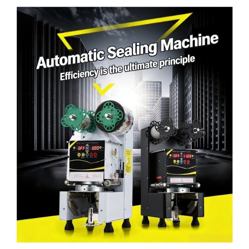 Automatic Plastic Cup Sealing  - Coffee Tea Cup ulasan dan harga