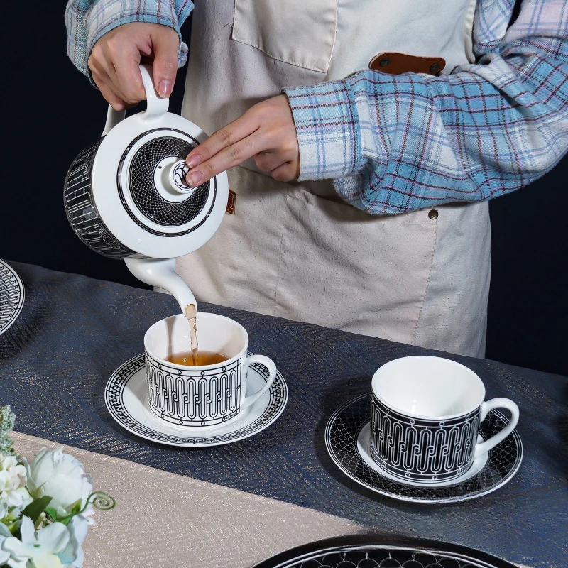 Simple European-Style Tea Set  - Coffee Tea Box ulasan dan harga
