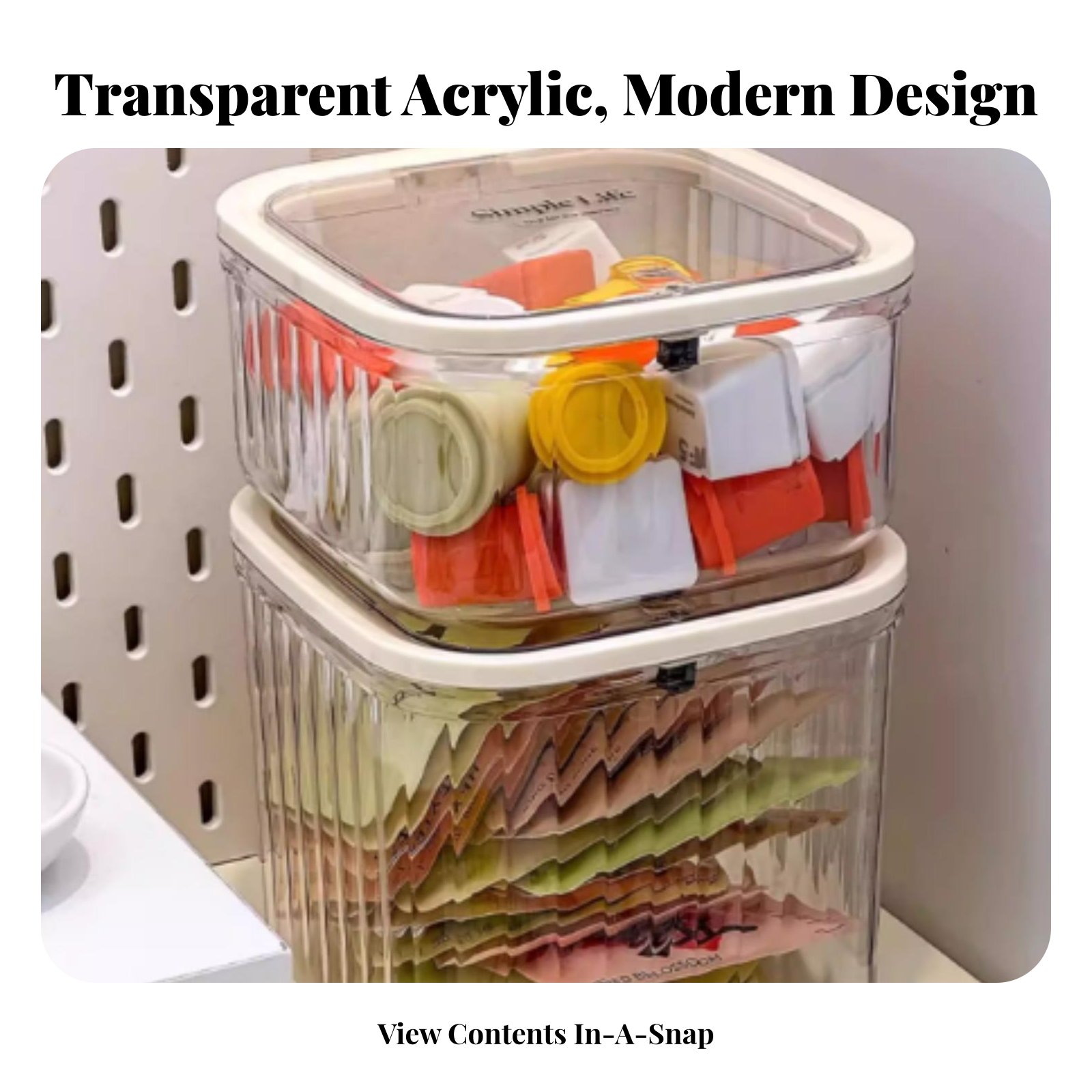 Plastic Tea Bag Storage Box La - Coffee Tea Box ulasan dan harga
