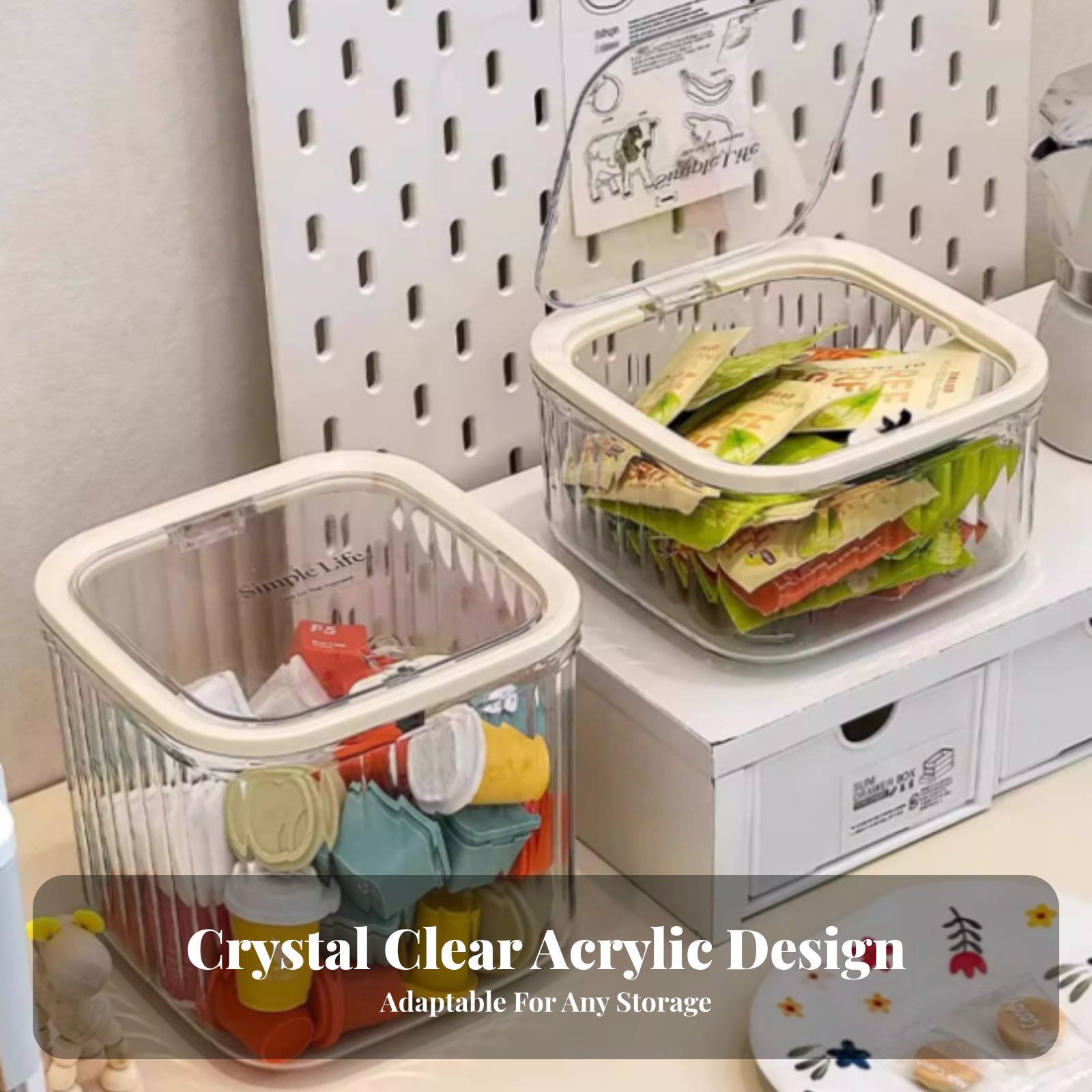 Plastic Tea Bag Storage Box La - Coffee Tea Box ulasan dan harga