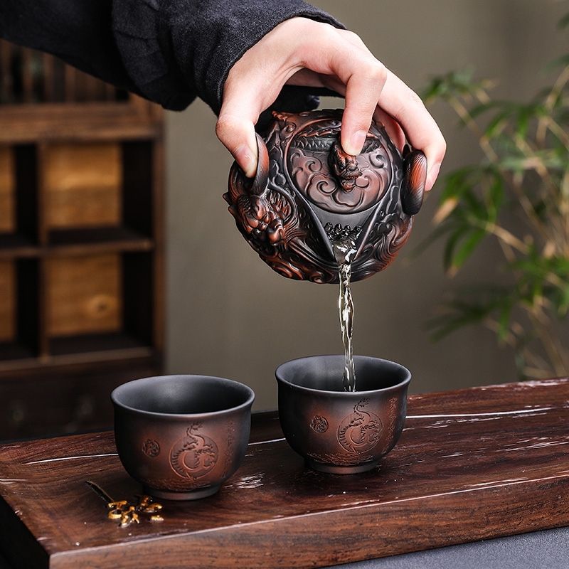 Chinese purple pottery handmad - Gongfu Tea Set ulasan dan harga