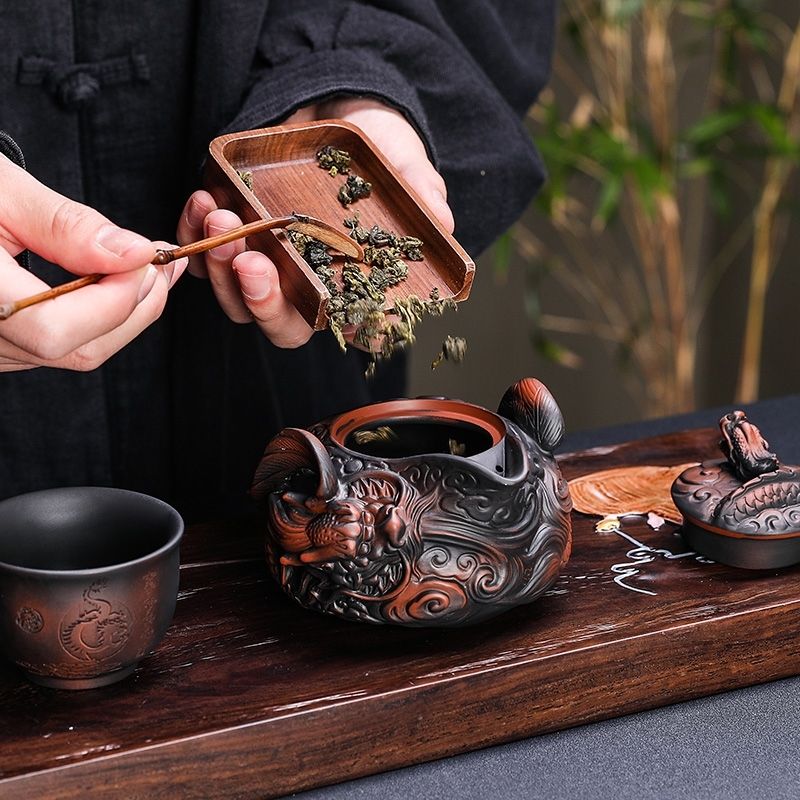 Chinese purple pottery handmad - Gongfu Tea Set ulasan dan harga