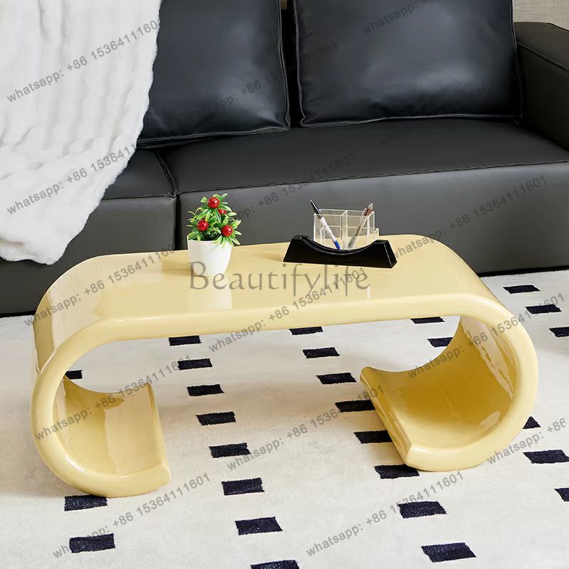 Solid Wood Modern Coffee Table - Coffee Tea Lounge ulasan dan harga