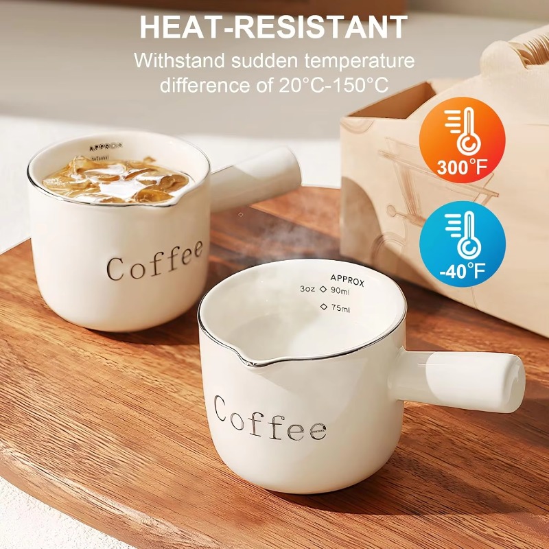 Mini Ceramic Coffee Cup with H - Coffee Tea Cup ulasan dan harga