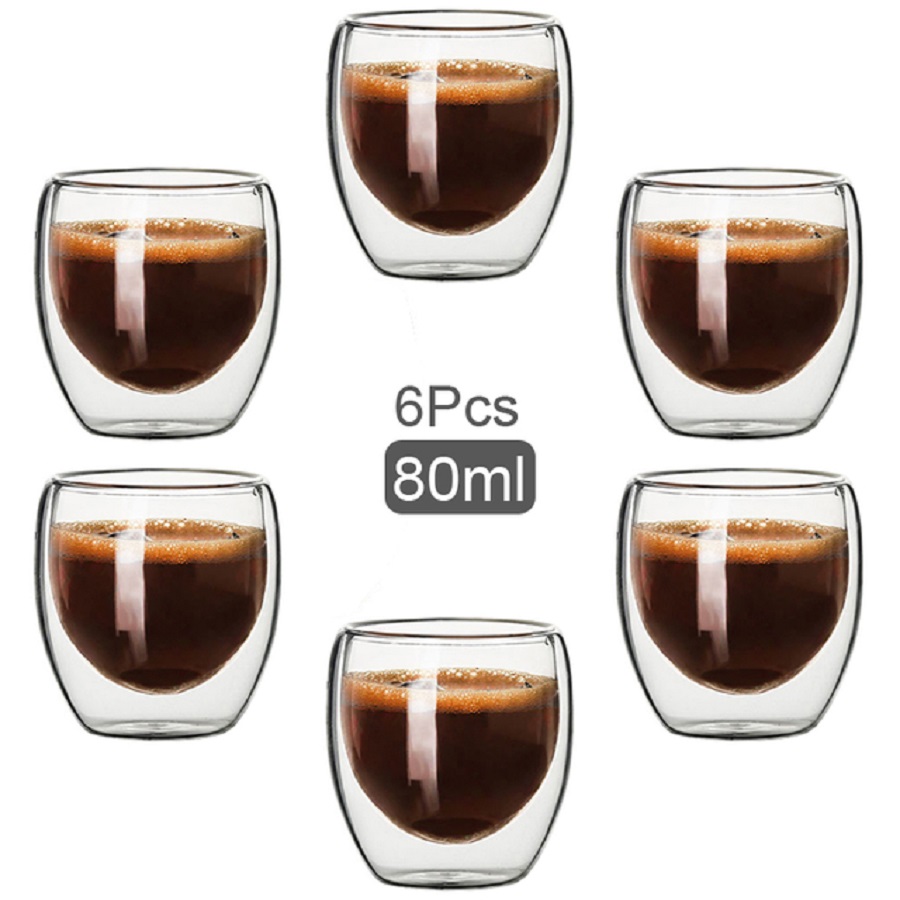 Double Walled Glass Coffee Mug - Coffee Tea And Cocoa ulasan dan harga