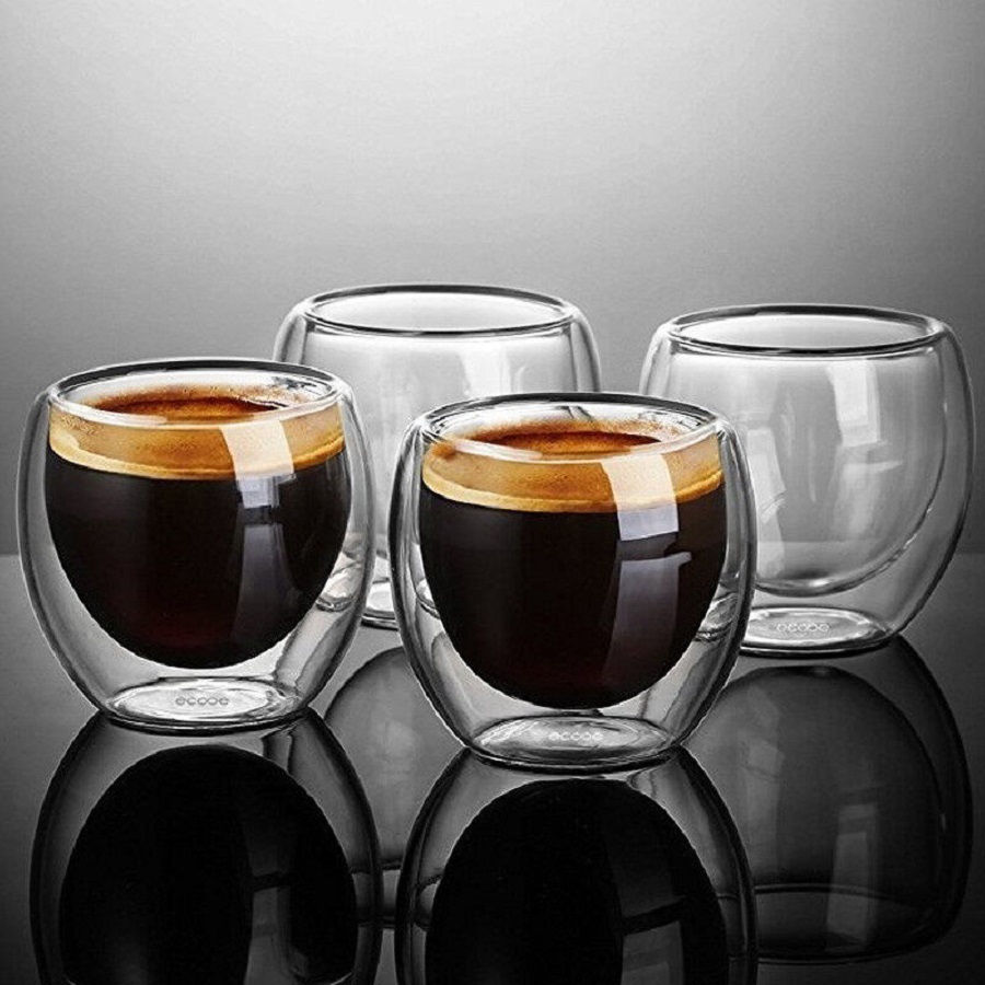 Double Walled Glass Coffee Mug - Coffee Tea And Cocoa ulasan dan harga