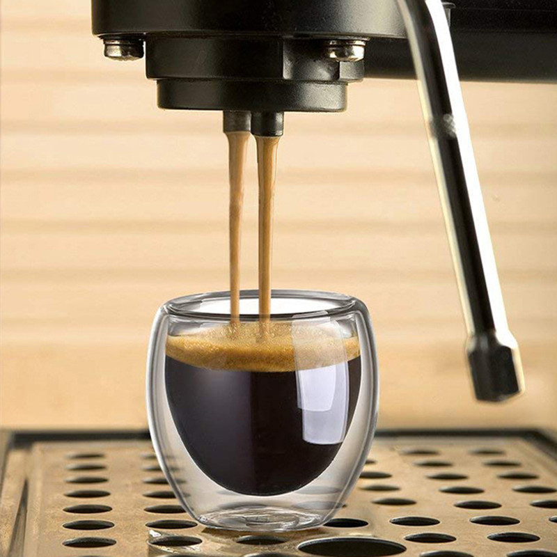 Double Walled Glass Coffee Mug - Coffee Tea And Cocoa ulasan dan harga