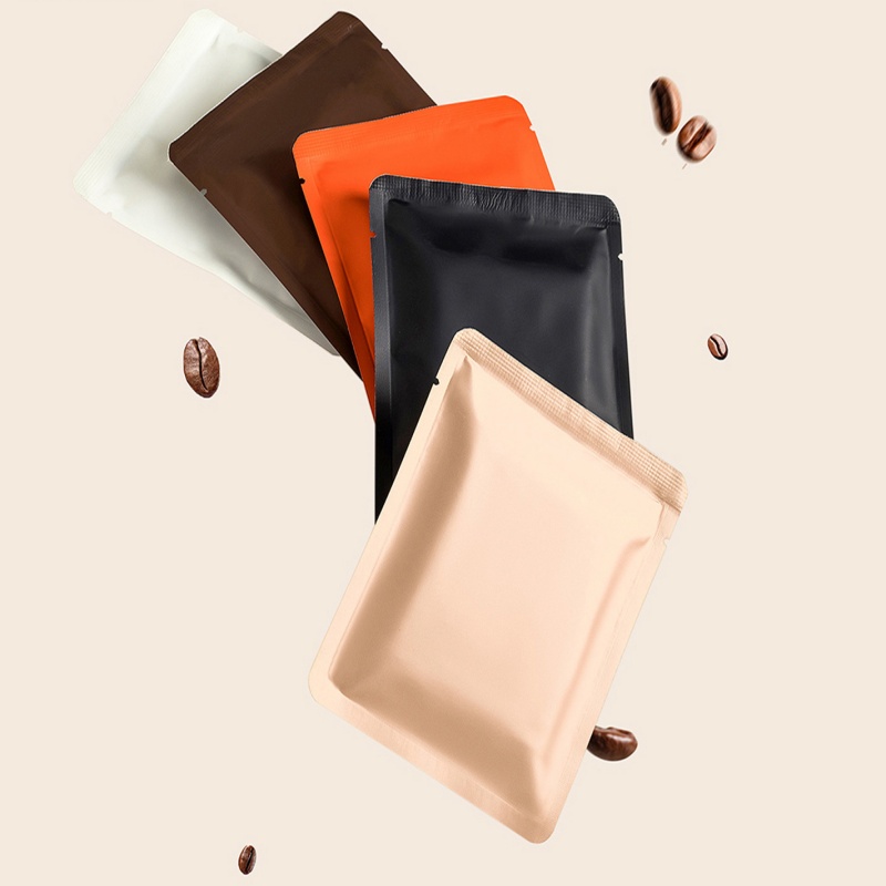 100Pcs 10x12.5cm Color Aluminu - Coffee Tea And Cocoa ulasan dan harga