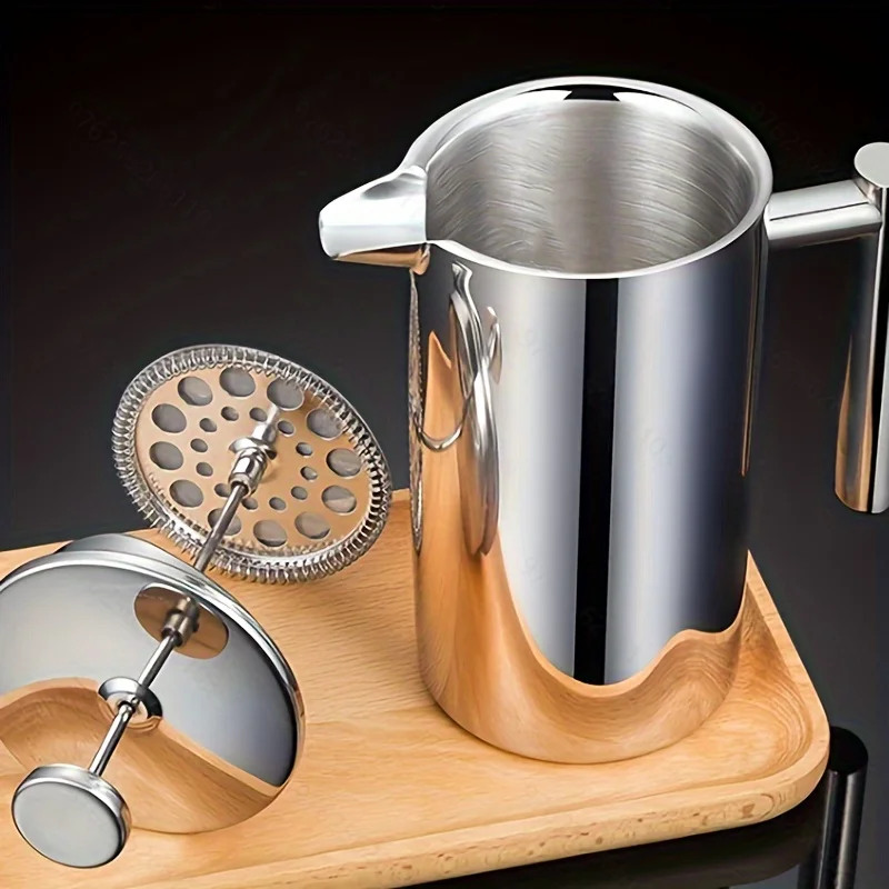 Elegant 350ml Stainless Steel  - French Press Coffee & Tea ulasan dan harga