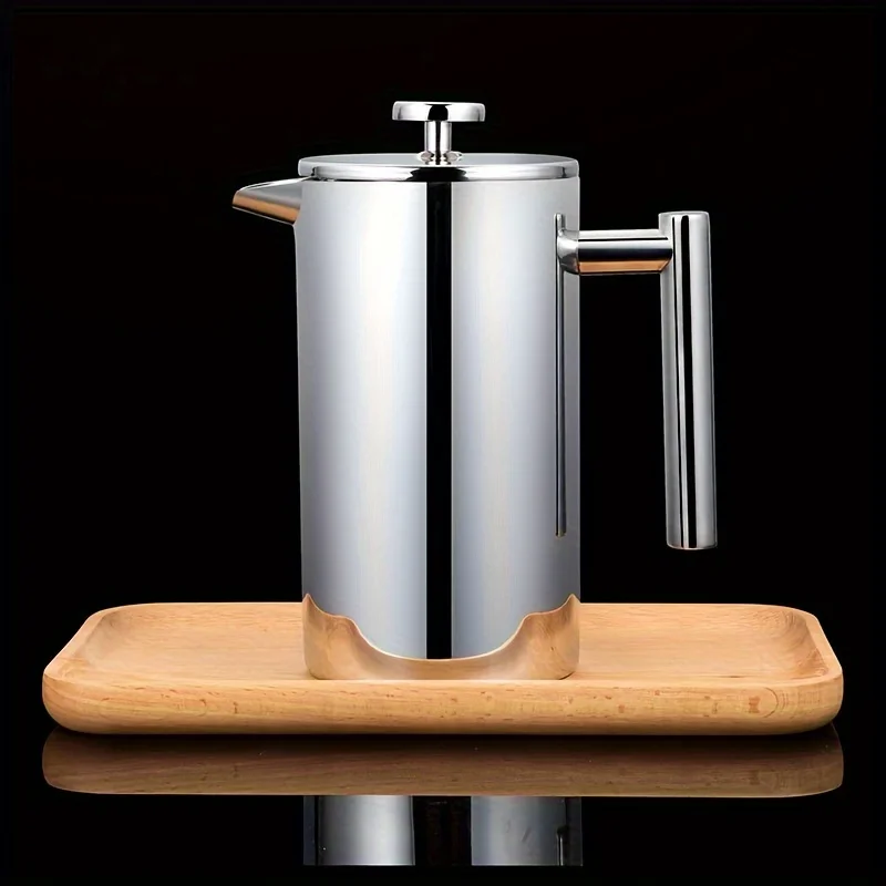 Elegant 350ml Stainless Steel  - French Press Coffee & Tea ulasan dan harga