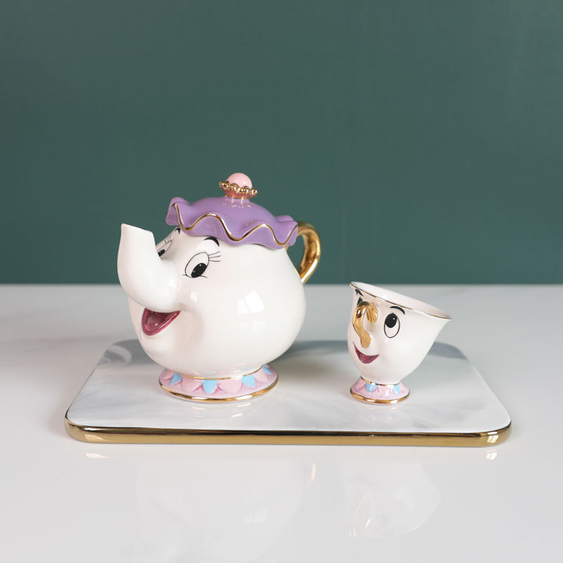 Hot Teapot Cartoon Beauty And  - Coffee Tea Box ulasan dan harga