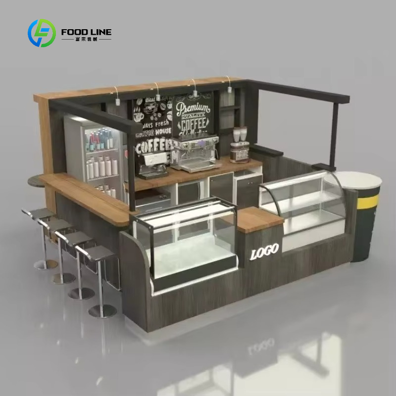 2026 New FL Customized Design  - Coffee Tea Kiosk ulasan dan harga