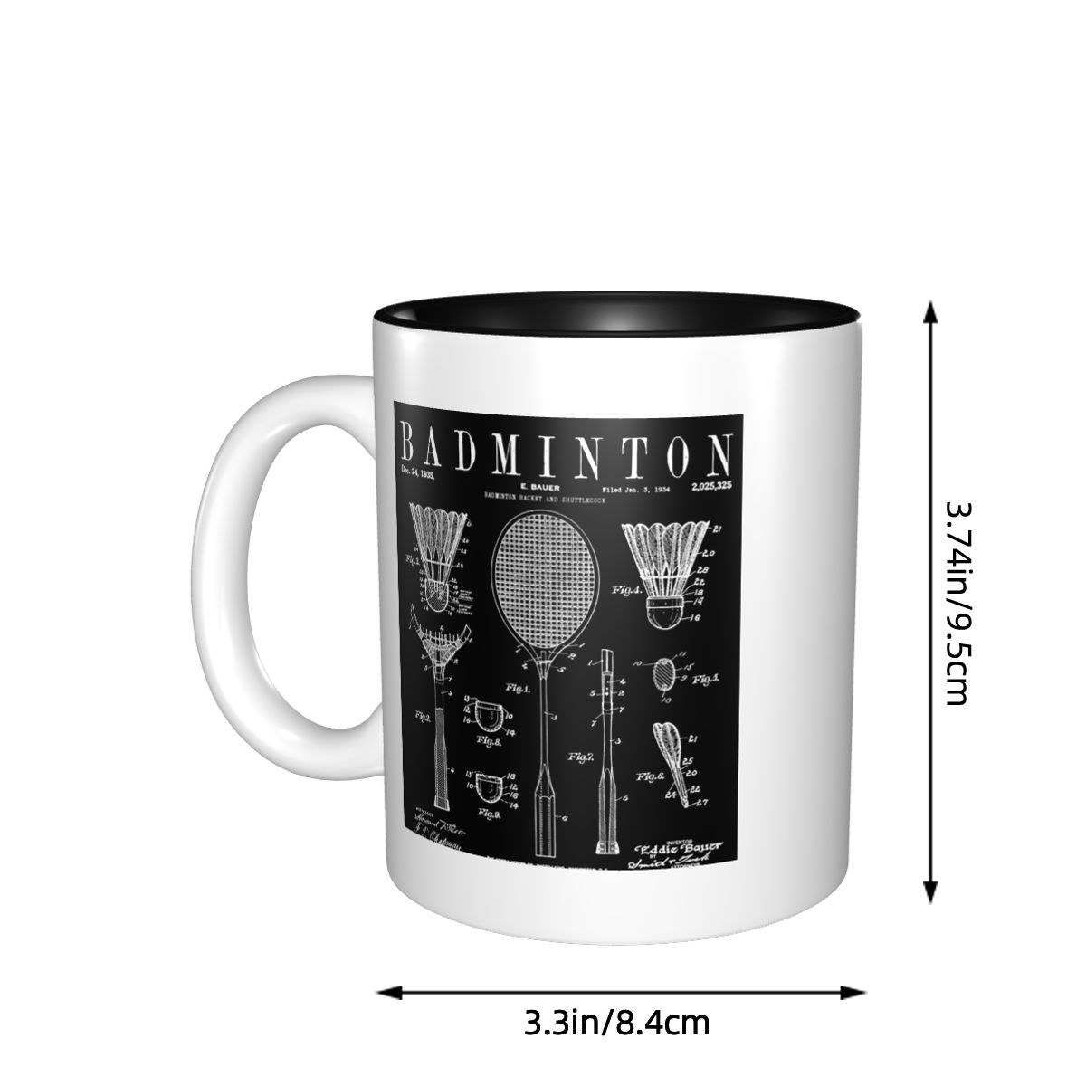 Badminton Old Vintage Patent D - Coffee Tea Drawing ulasan dan harga