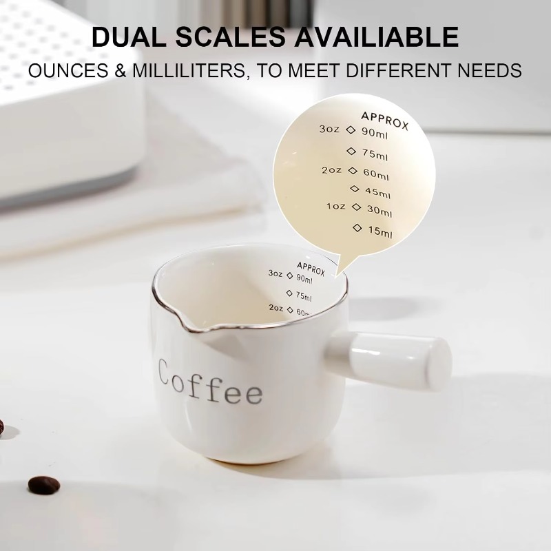 Mini Ceramic Coffee Cup with H - Coffee Tea Creamer ulasan dan harga